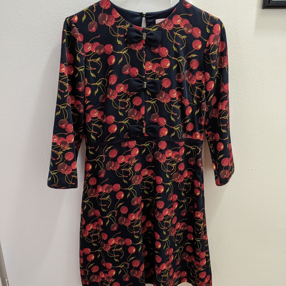 Ted Baker Frya Cheerful Cherry Dress sz 2